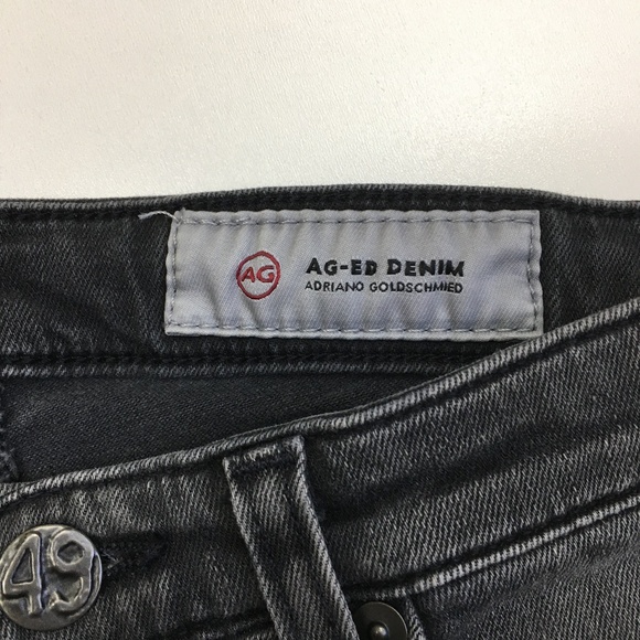 AG ADRIANO GOLDSCHMIED The Legging Ankle Super Skinny Raw Hem Distressed Jeans - Picture 2 of 13